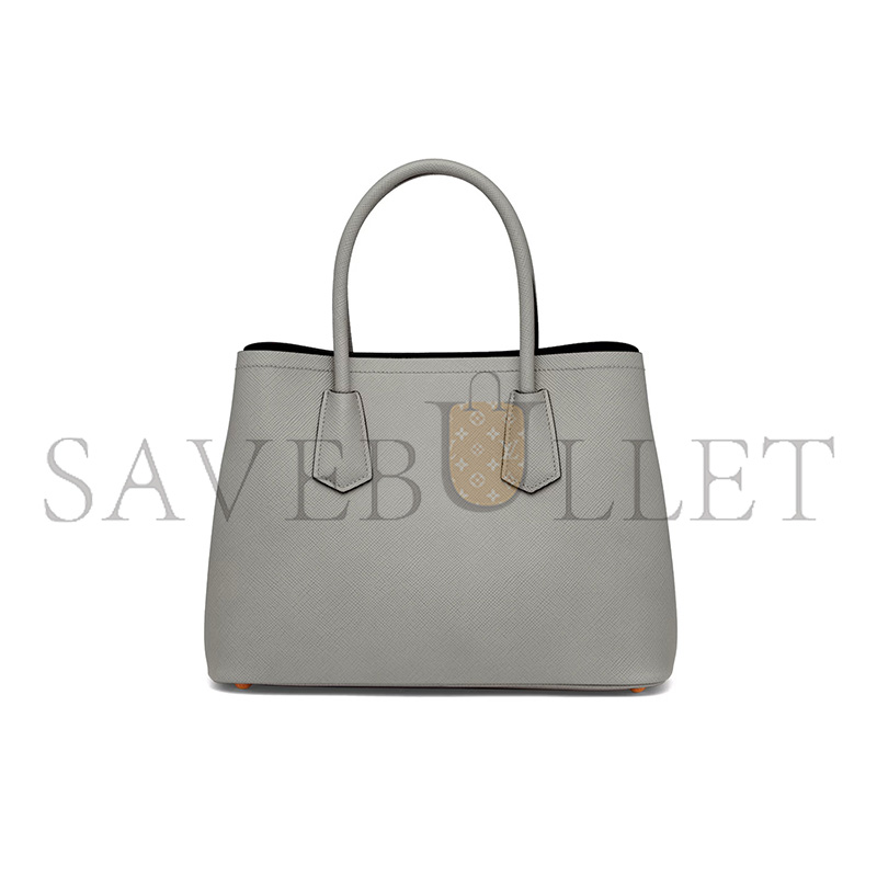 PRADA MEDIUM DOUBLE SAFFIANO LEATHER BAG 1BG775 (33*25*14.5cm)